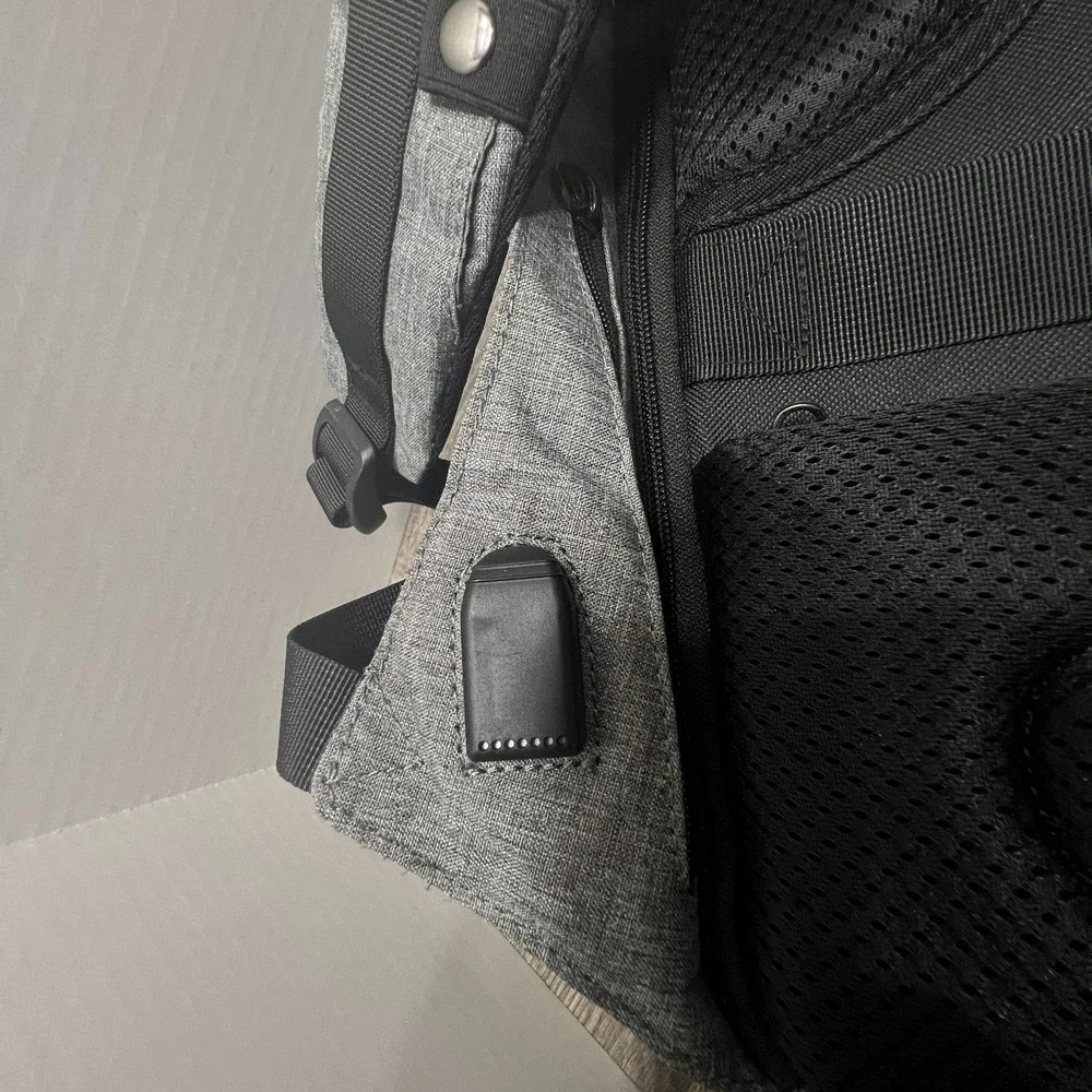 Kopack Laptop Backpack USB Charging Port Anti-Theft‎ Grey Travel Work Bag